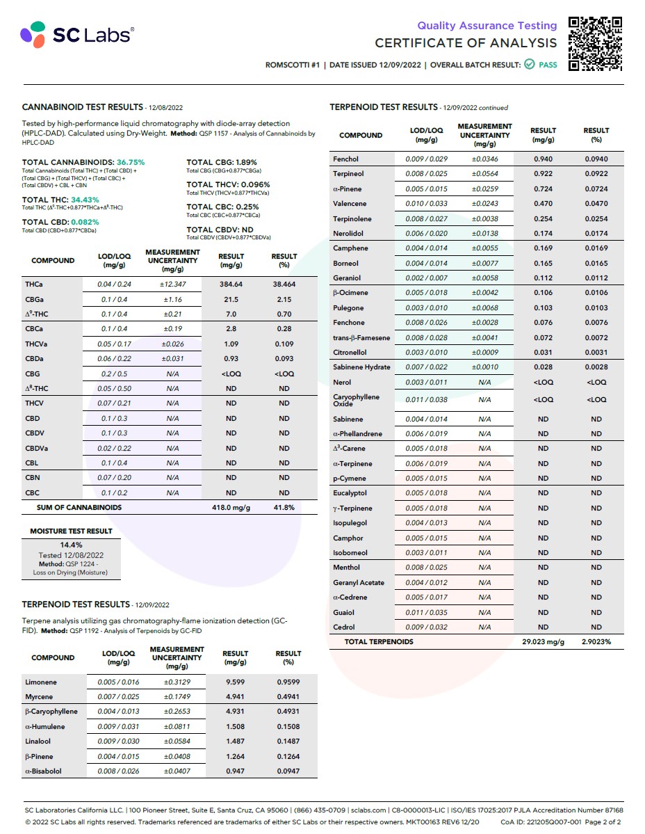 Romscotti F1 (Romulan x Biscotti) 6 Feminized Seeds - Image 10