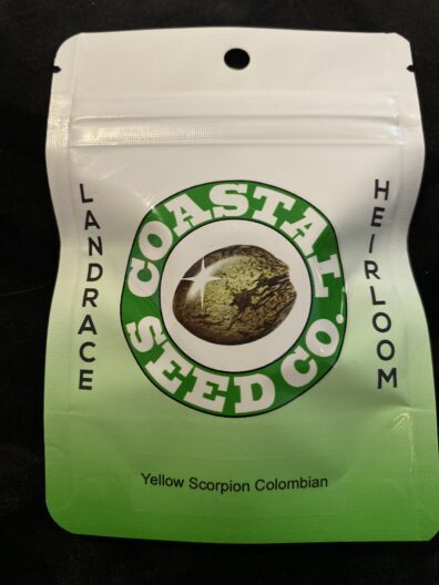 Coastal Seed Co Yellow Scorpion Colombian 10 Regular Seeds