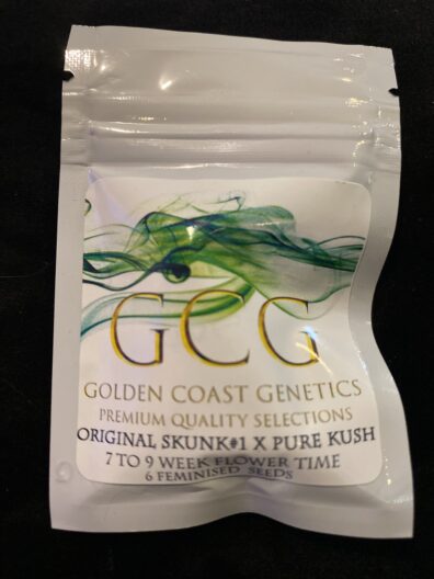 Golden Coast Genetics BOEL '79 Skunk #1 x Pure Kush 6 Feminized Seeds