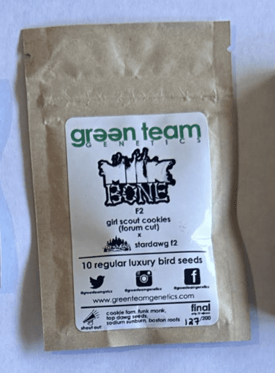 Green Team Genetics Milk Bone F2 10 Regular Seeds
