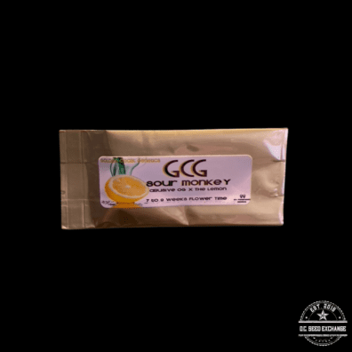 Golden Coast Genetics Sour Monkey (Abusive OG x The Lemon) 6 Feminized Seeds