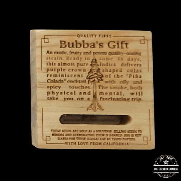 Humboldt Seed Organization Bubba's Gift (Bubba Kush x God's Gift) 5 Feminized Seeds - Image 2