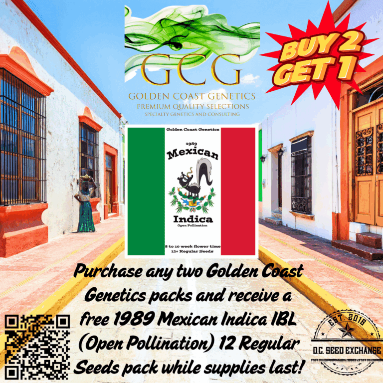 Golden Coast Mexican Indica BOGO