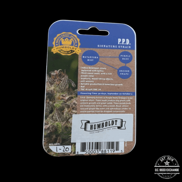 Humboldt Seed Company P.P.D. Bx8 20 Regular Seeds - Image 2