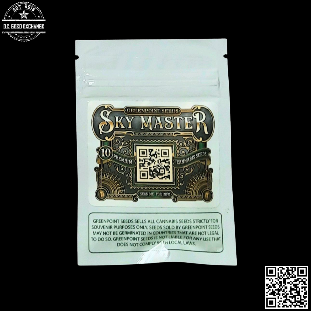 Greenpoint Seeds Sky Master (Alien OG x Stardawg) 10 Regular Seeds