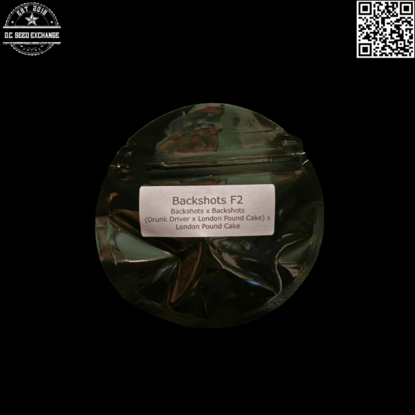 Nachos & El Sapo Backshots F2 (Drunk Driver x London Pound Cake) 12 Regular Seeds