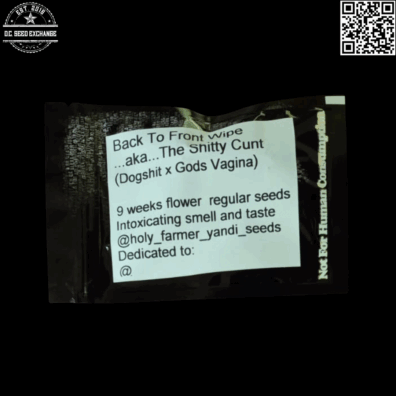 Holy Farmer Yandi Seeds Back to Front Wipe (Dogshit x Gods Vagina) 10 Regular Seeds