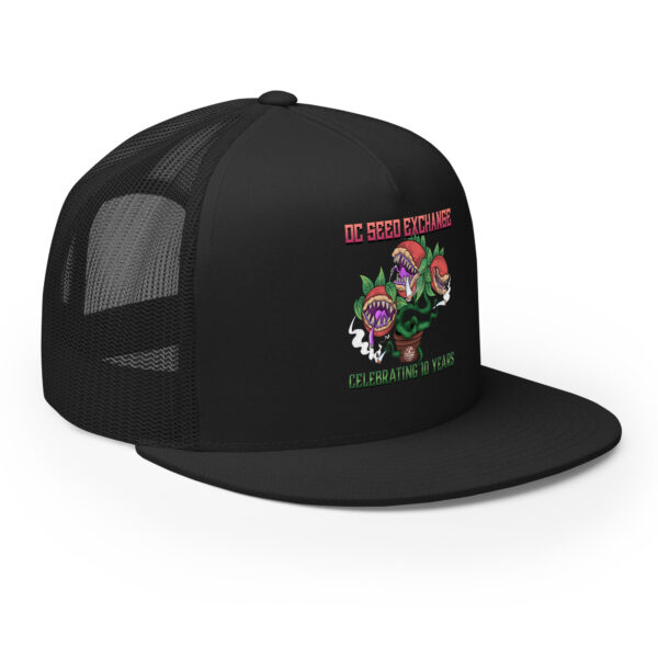 D.C. Seed Exchange 10-Year Anniversary "Audrey" Trucker Cap - Image 6