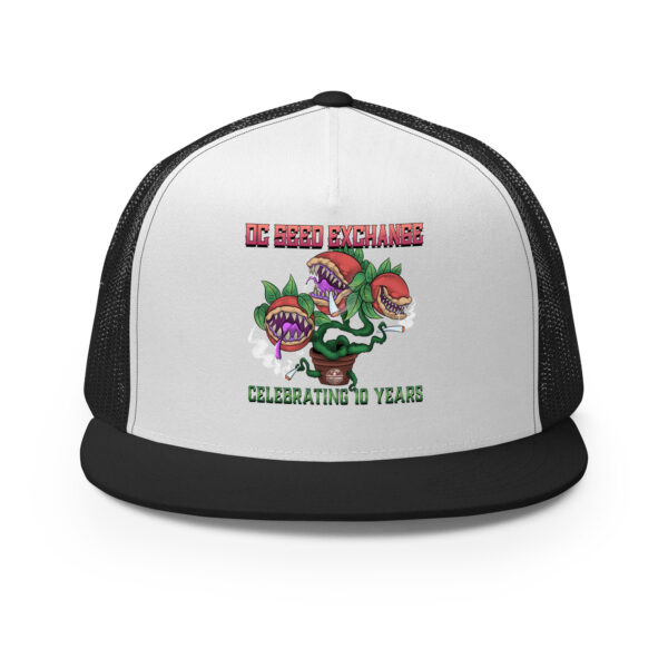 D.C. Seed Exchange 10-Year Anniversary "Audrey" Trucker Cap - Image 22