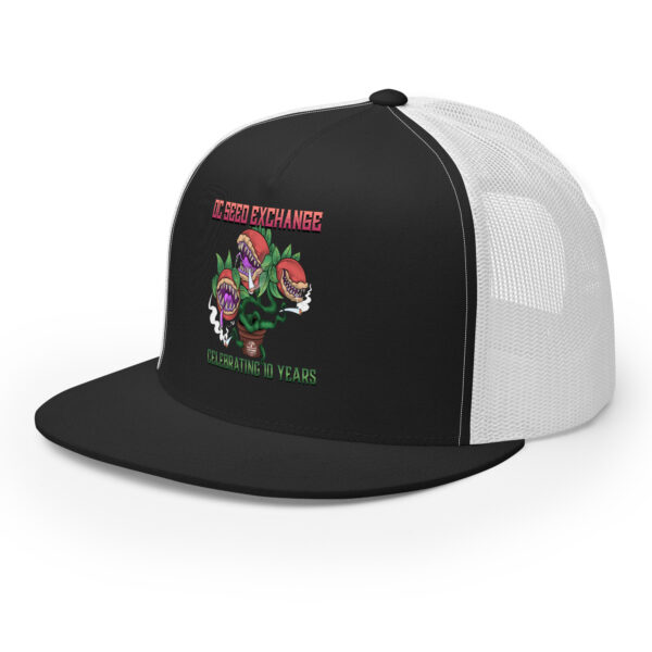 D.C. Seed Exchange 10-Year Anniversary "Audrey" Trucker Cap - Image 2