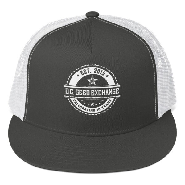 D.C. Seed Exchange 10-Year Anniversary Trucker Cap - Image 3