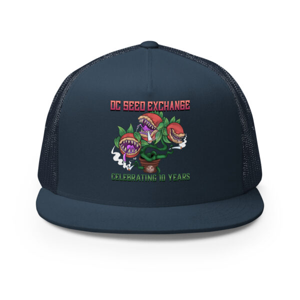 D.C. Seed Exchange 10-Year Anniversary "Audrey" Trucker Cap - Image 7