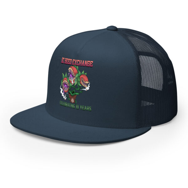 D.C. Seed Exchange 10-Year Anniversary "Audrey" Trucker Cap - Image 8