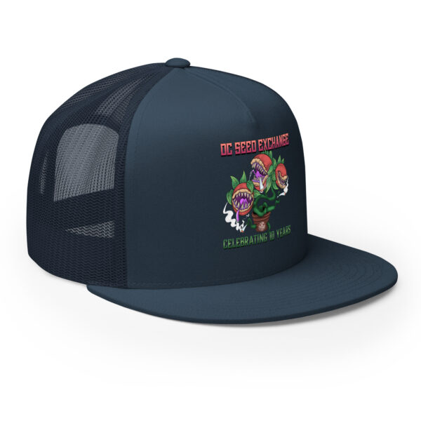 D.C. Seed Exchange 10-Year Anniversary "Audrey" Trucker Cap - Image 9
