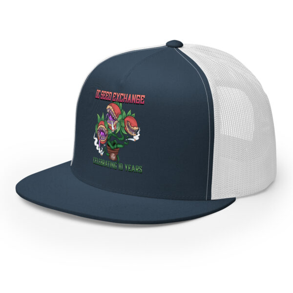 D.C. Seed Exchange 10-Year Anniversary "Audrey" Trucker Cap - Image 11
