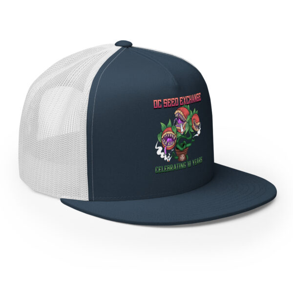 D.C. Seed Exchange 10-Year Anniversary "Audrey" Trucker Cap - Image 12
