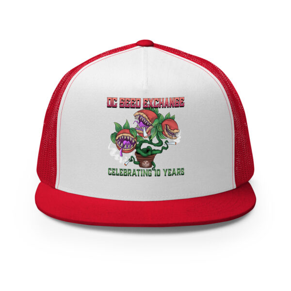 D.C. Seed Exchange 10-Year Anniversary "Audrey" Trucker Cap - Image 25