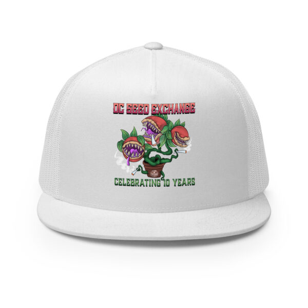 D.C. Seed Exchange 10-Year Anniversary "Audrey" Trucker Cap - Image 37
