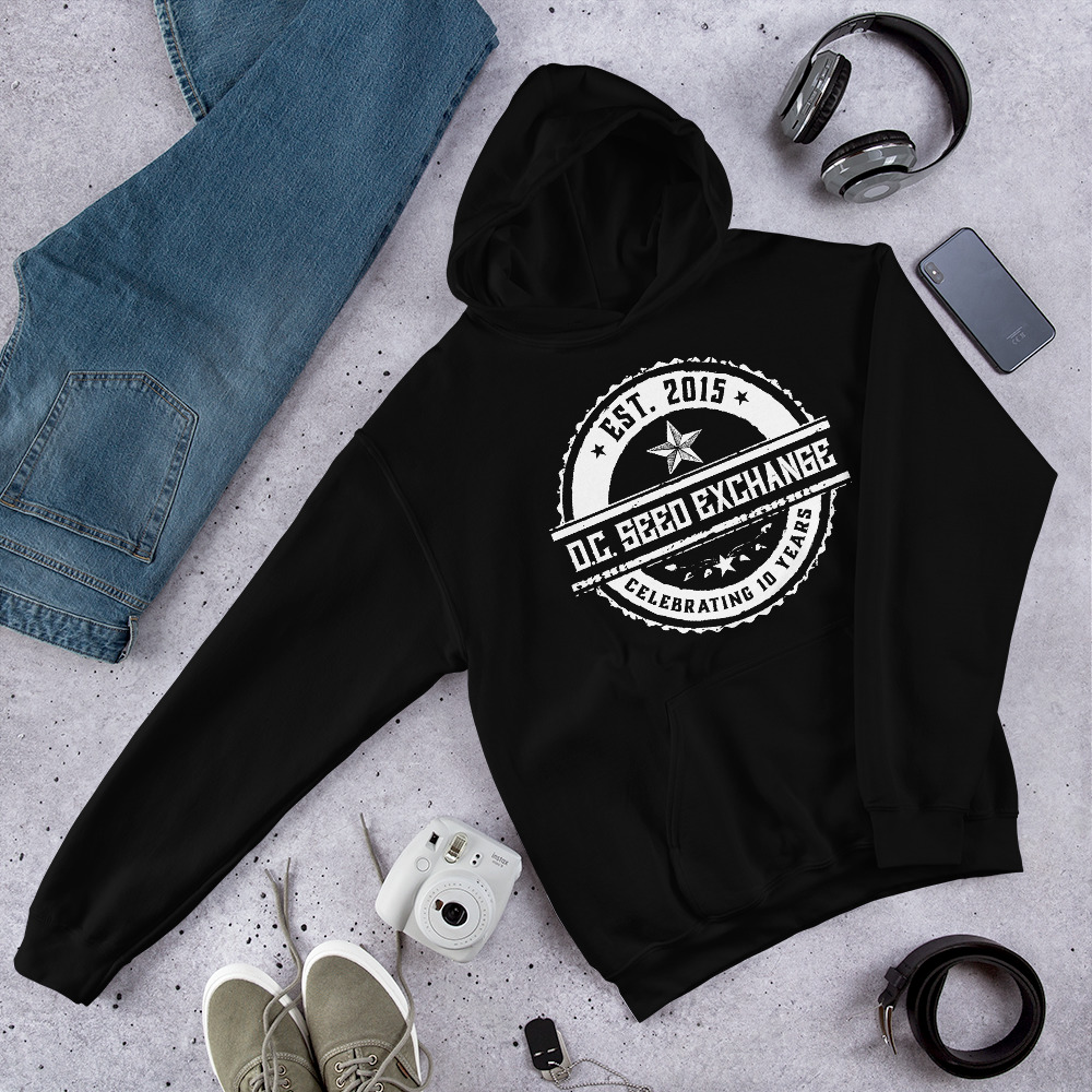 D.C. Seed Exchange 10-Year Anniversary Unisex Hoodie