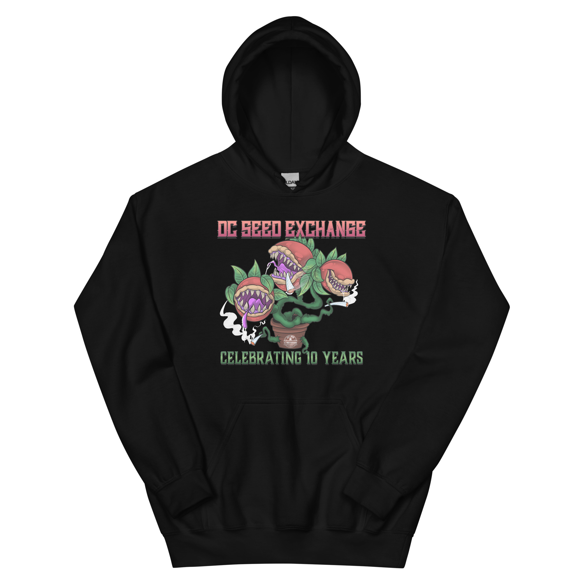 D.C. Seed Exchange 10-Year Anniversary "Audrey" Unisex Hoodie