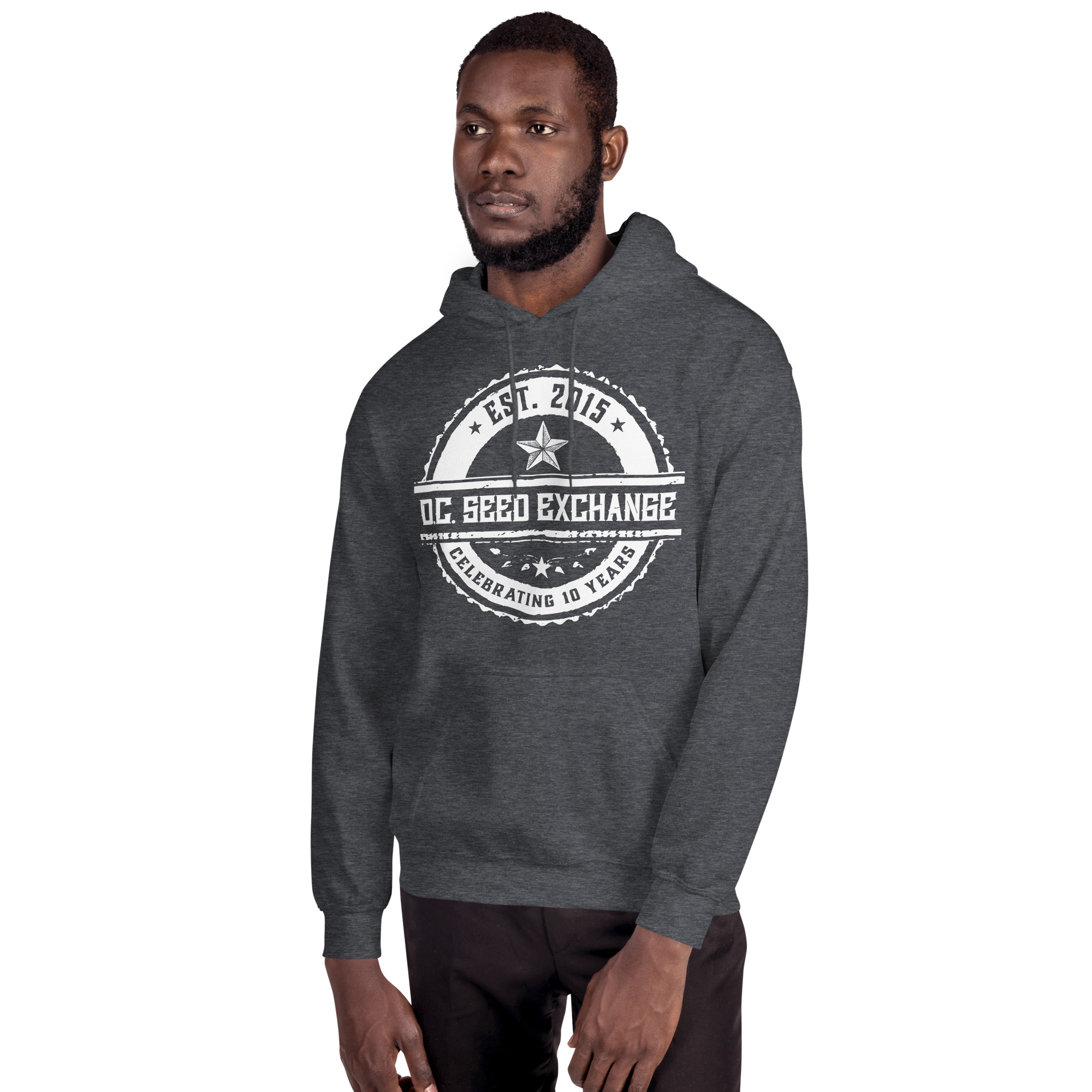 D.C. Seed Exchange 10-Year Anniversary Unisex Hoodie - Image 9