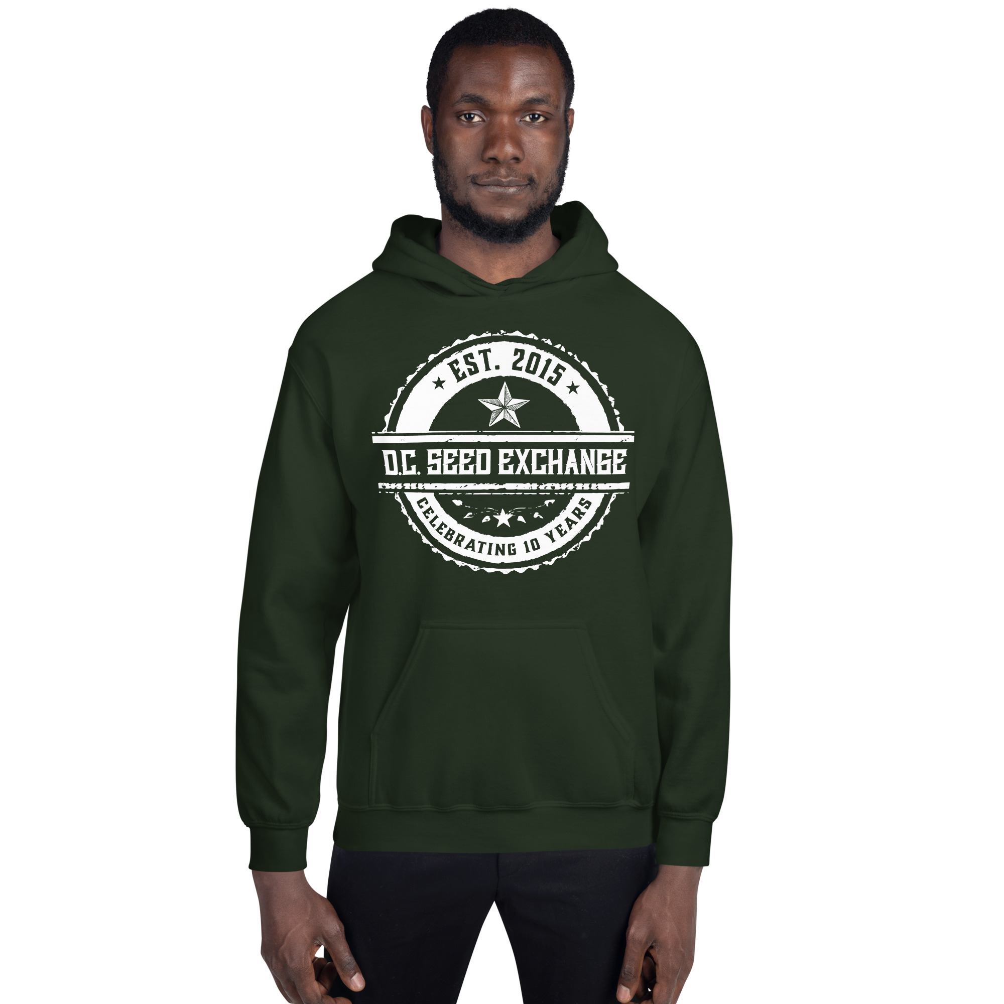 D.C. Seed Exchange 10-Year Anniversary Unisex Hoodie - Image 6