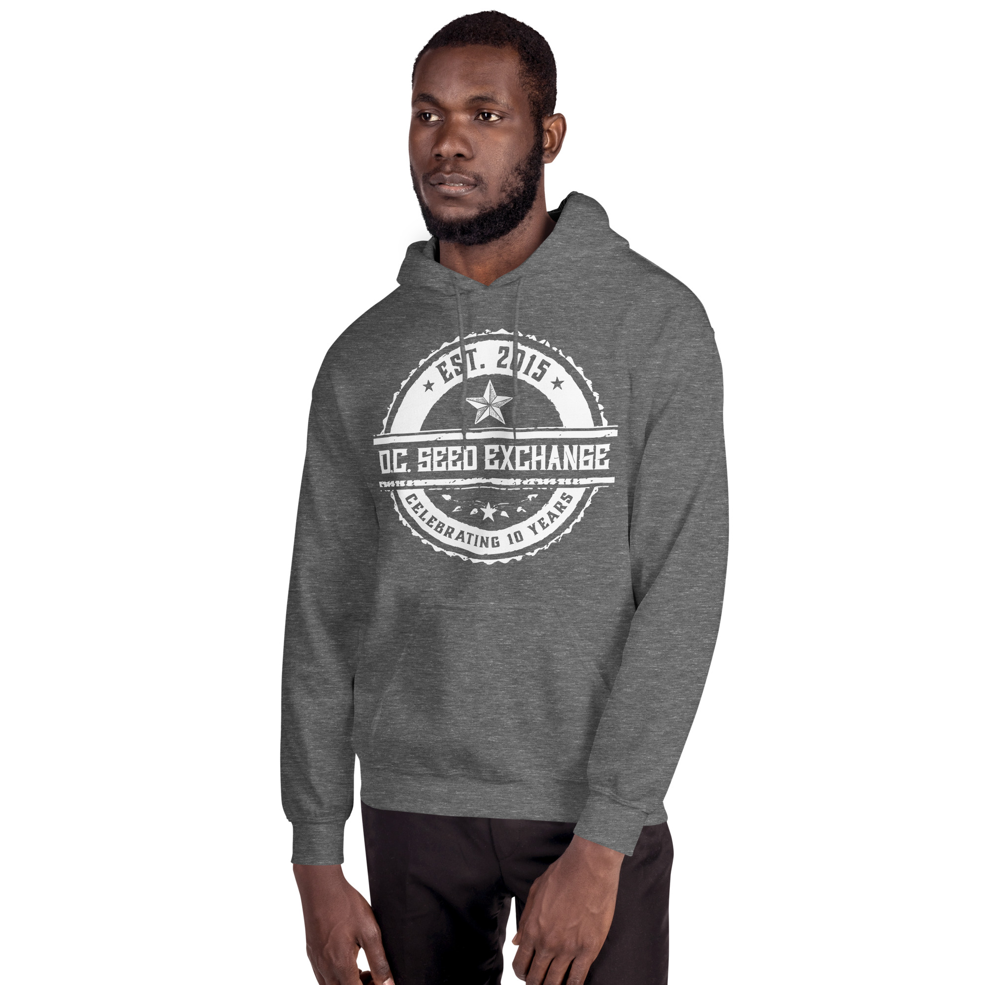 D.C. Seed Exchange 10-Year Anniversary Unisex Hoodie - Image 14