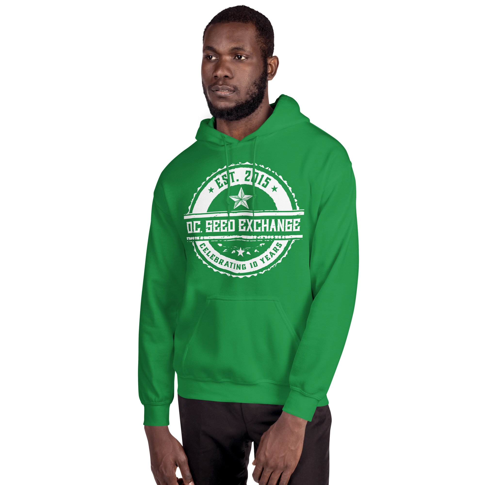 D.C. Seed Exchange 10-Year Anniversary Unisex Hoodie - Image 15