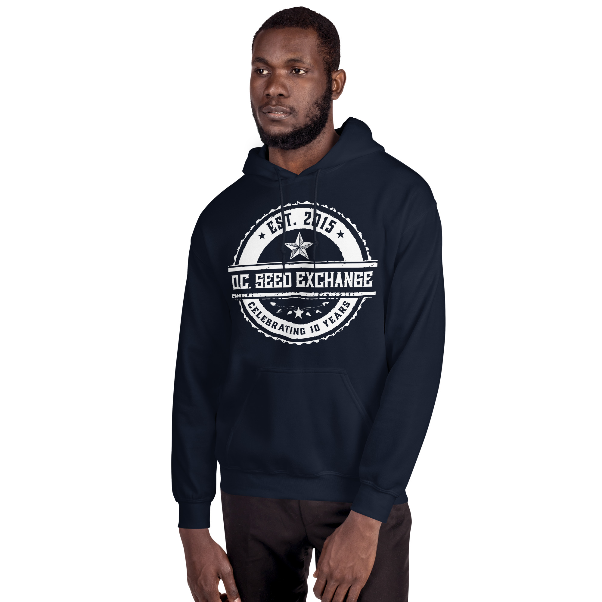 D.C. Seed Exchange 10-Year Anniversary Unisex Hoodie - Image 3