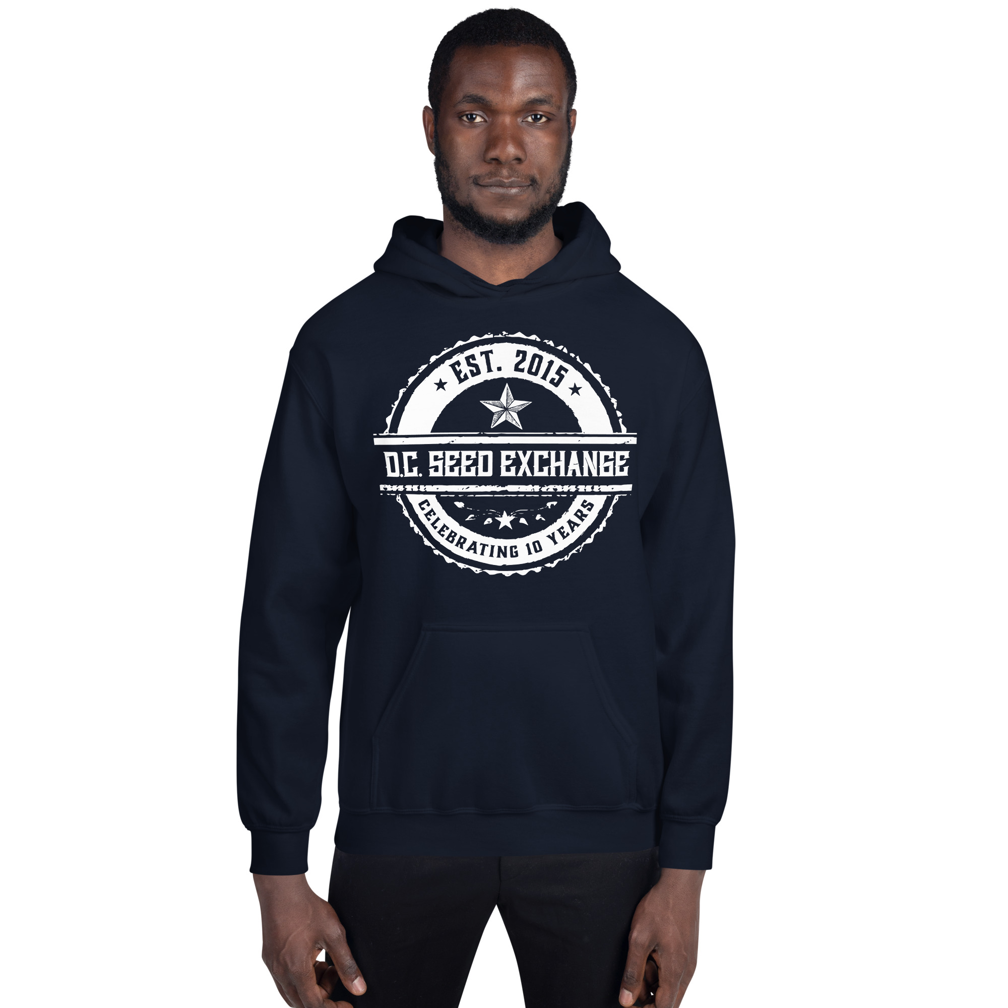 D.C. Seed Exchange 10-Year Anniversary Unisex Hoodie - Image 4