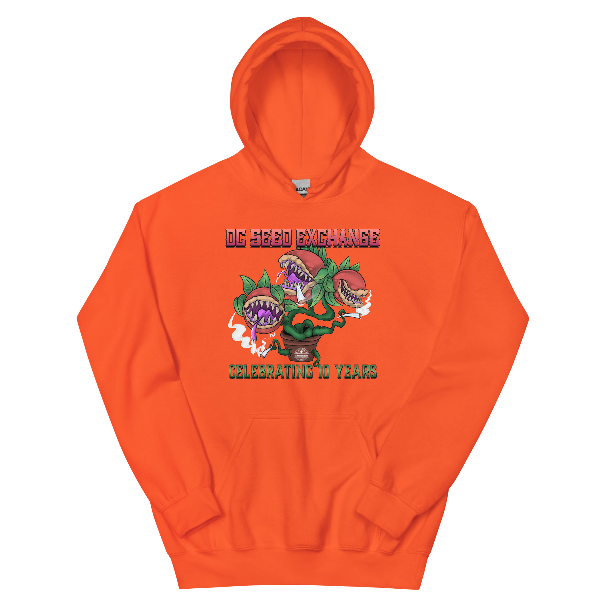 D.C. Seed Exchange 10-Year Anniversary "Audrey" Unisex Hoodie - Image 4