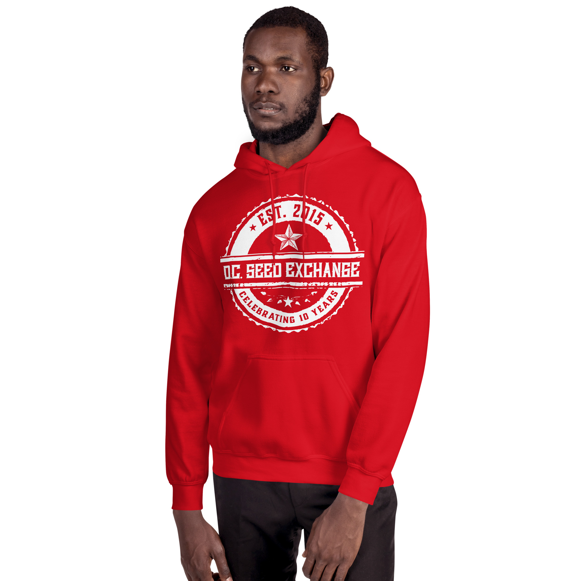 D.C. Seed Exchange 10-Year Anniversary Unisex Hoodie - Image 7
