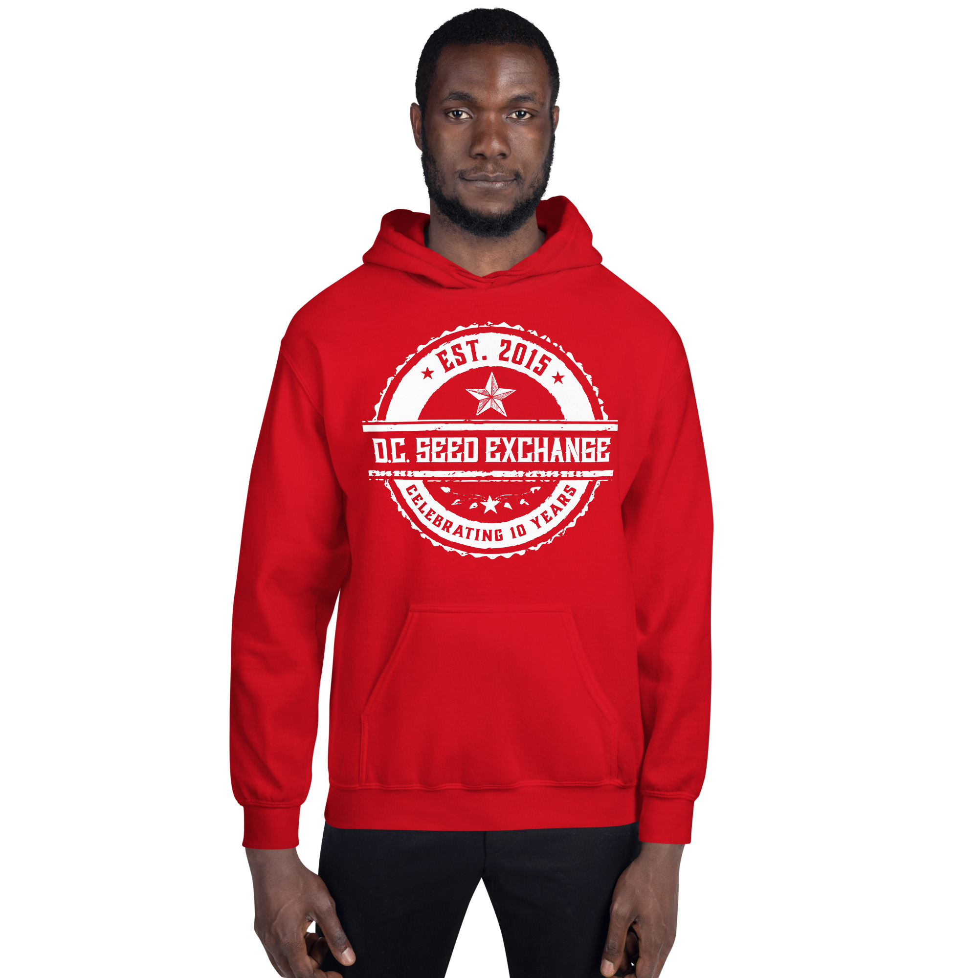 D.C. Seed Exchange 10-Year Anniversary Unisex Hoodie - Image 8