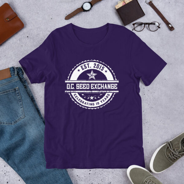 DC Seed Exchange 10-Year Anniversary Unisex T-Shirt - Image 2