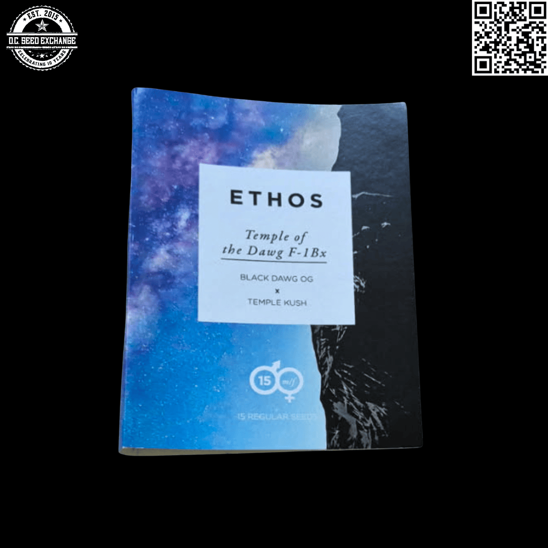 Ethos Genetics Temple of the Dawg F-1 Bx (Black Dog OG x Temple Kush) 15 Regular Seeds
