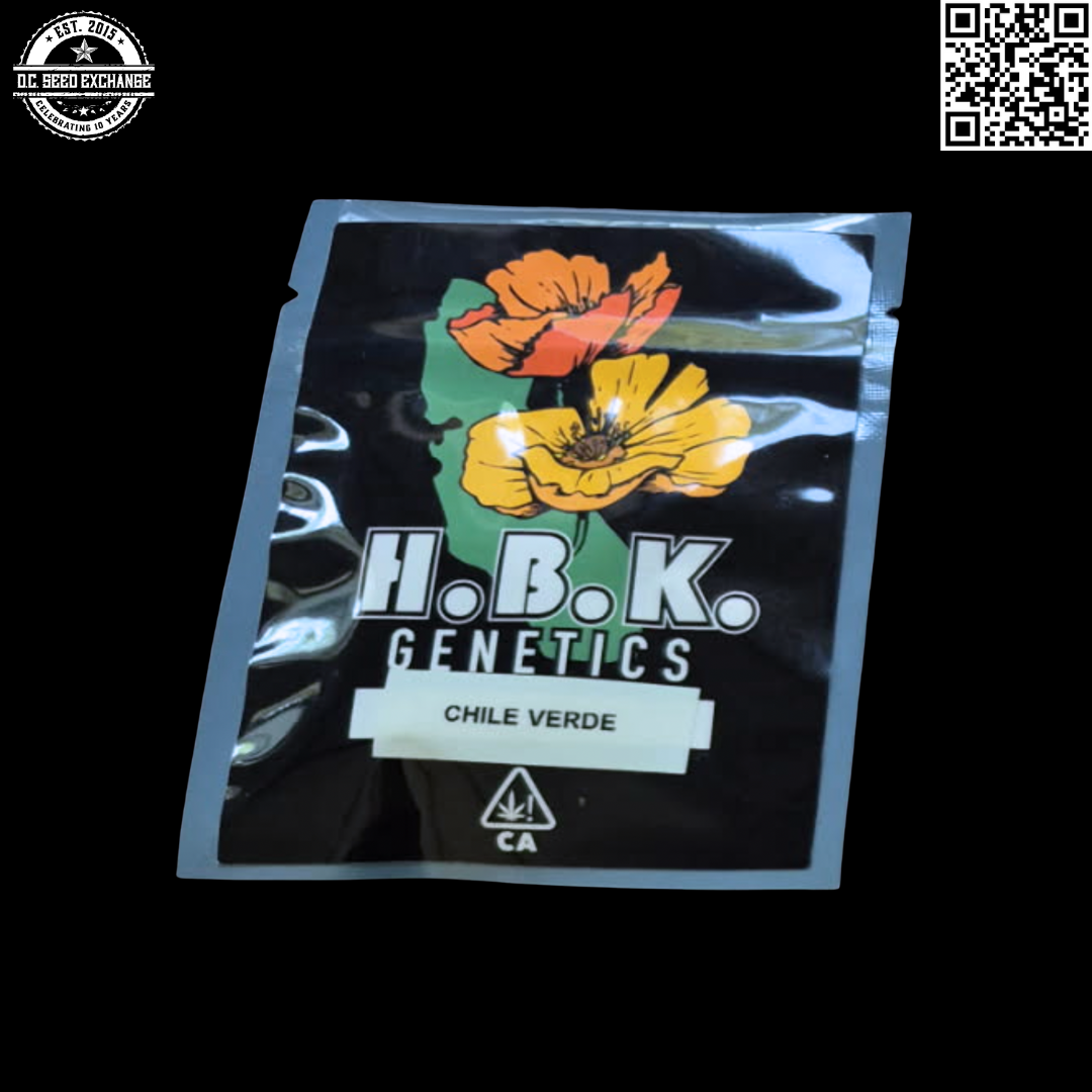 Half Baked Kids Genetics Chile Verde (OG Kush x Key Lime Pie/Lavender) 10 Regular Seeds