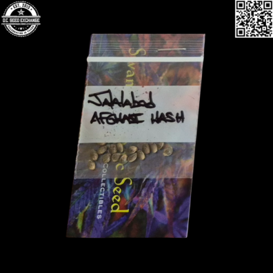 Swami Organic Seeds Jalalabad Afghani Hashplant 15 Regular Seeds