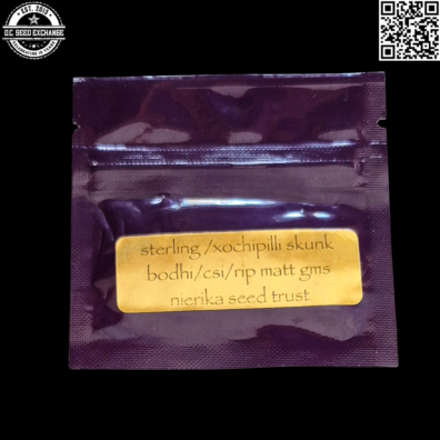 Bodhi Seeds Nierika Seed Trust Sterling:Xochipilli Skunk Front IG