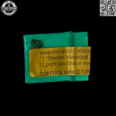 Bodhi Seeds Nierika Seed Trust Acapulco Gold Front IG