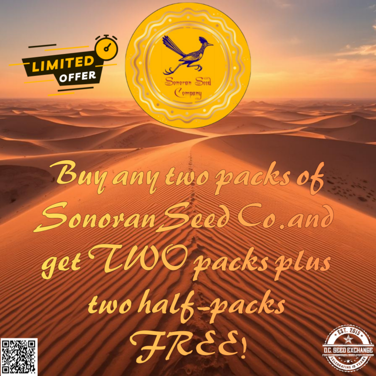 Sonoran Seed Co Promo B2G2