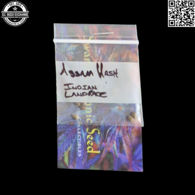 Swami Organic Seeds Assam Hash Indian Landrace Front2 IG