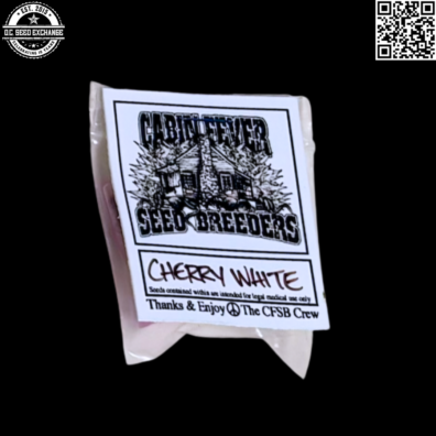 Cabin Fever Seed Breeders Seeds Cherry White Front IG