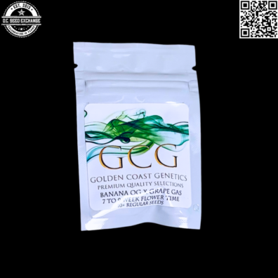 Golden Coast Genetics Banana OG x Grape Gas Front2 IG