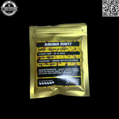 Solfire Gardens Banana Runtz Front