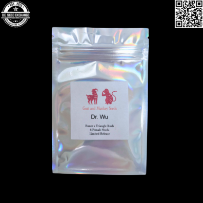 Goat and Monkey Seeds Dr. Wu (Runtz x Triangle Kush) 6 LIMITED Female Seeds